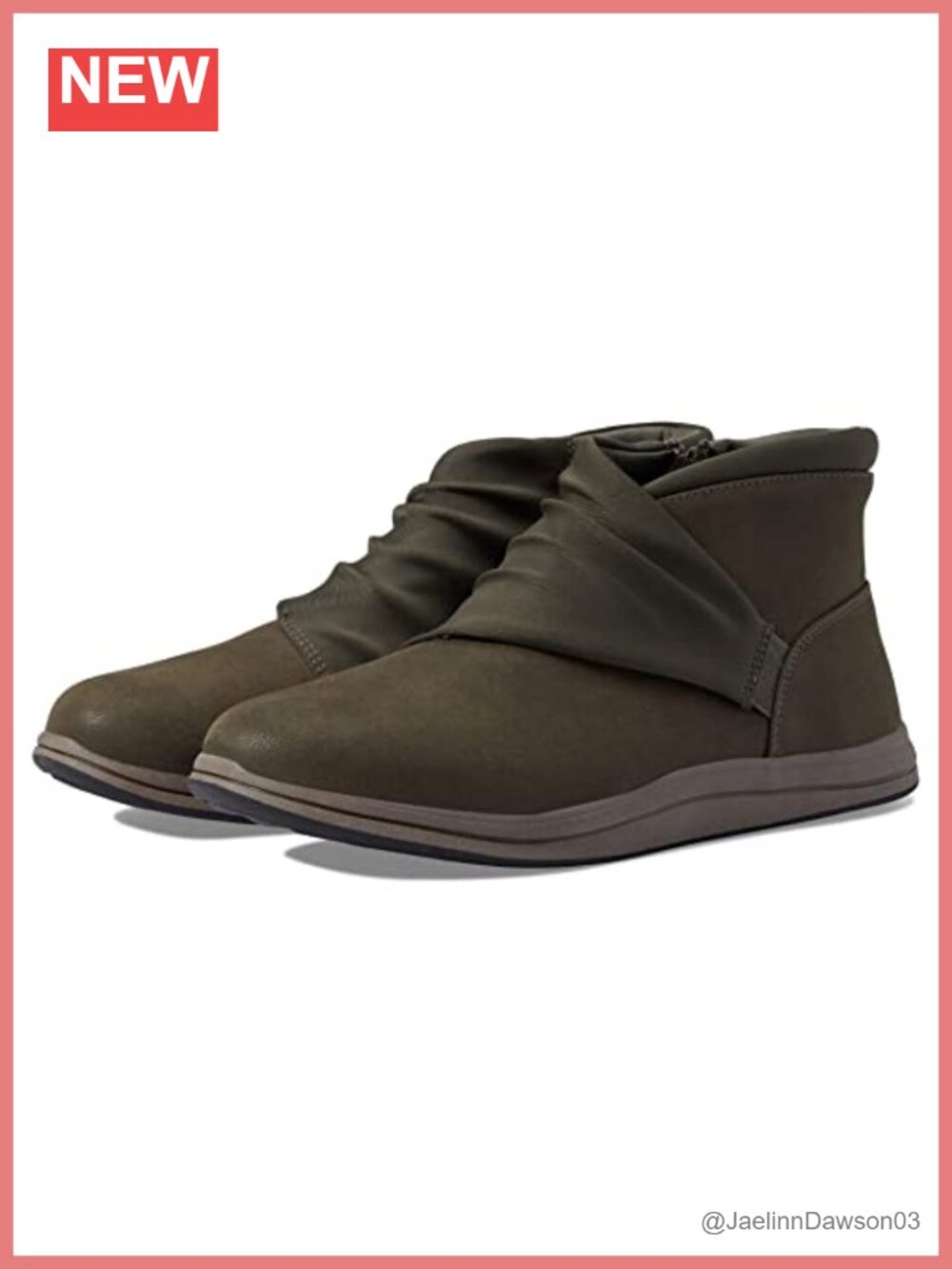 Clarks Women's Lace-Up Ankle Boots Comfortable Side Zip Bootie